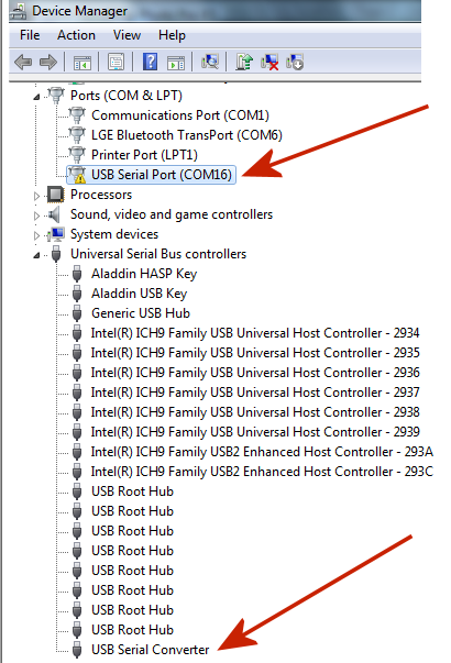 Universal serial bus controllers windows 10